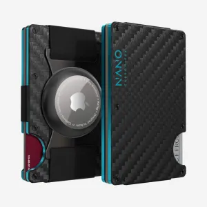 004 Airtag Cash Strap Wallet (Stealth Black/Miami Blue) Hot Picks Today