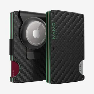 Trending Offer Today 005 Airtag Money Clip Wallet (Stealth Black/Viper Green)