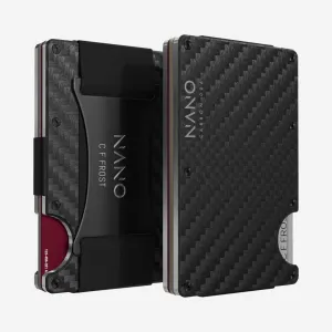 Clearance Steal Today 006 Personalised Cash Strap Wallet (Stealth Black/Ghost Silver)