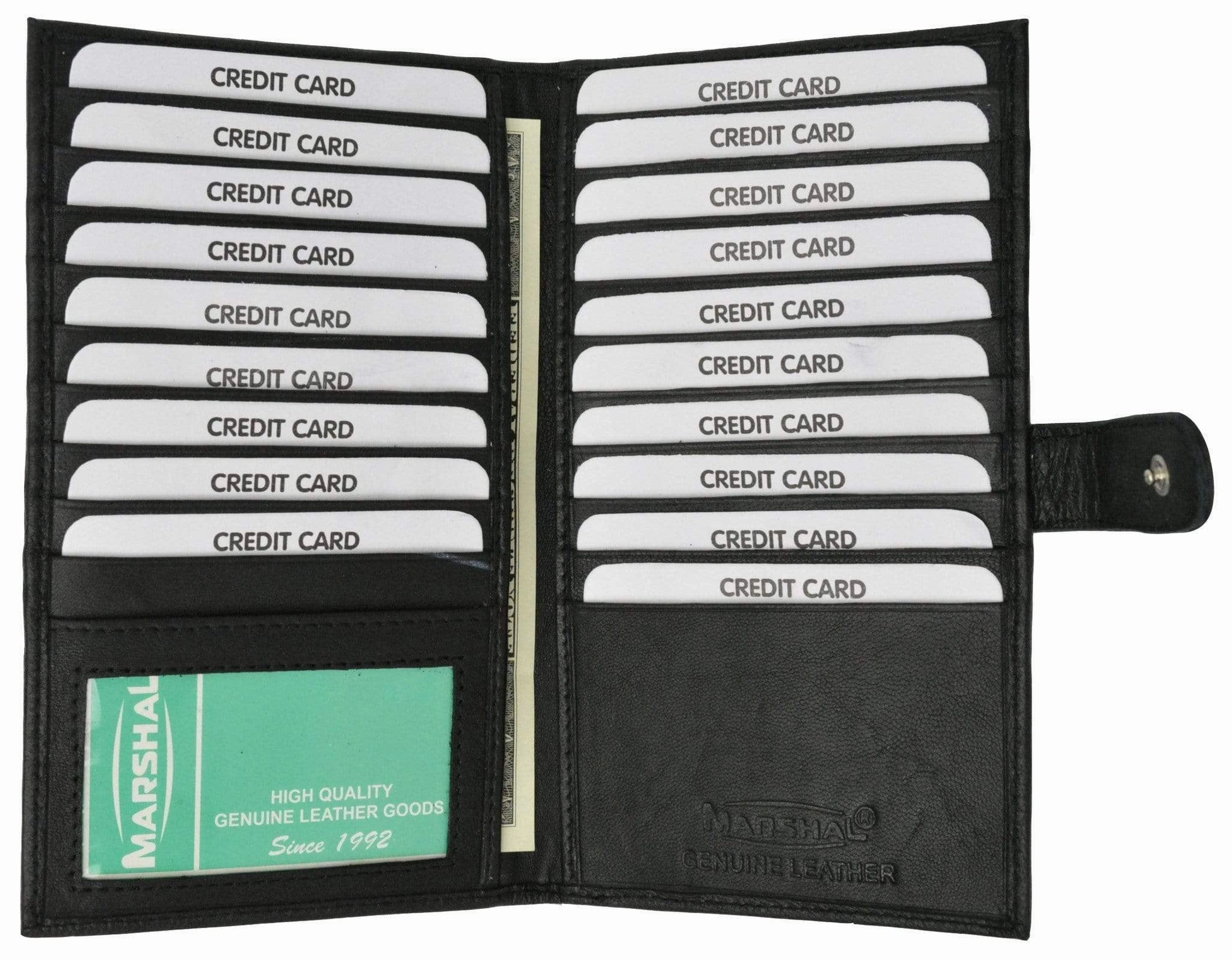 100% Soft Premium Genuine Leather Bi Fold Card Holder P 1629 Big Savings Event Best Seller Discount