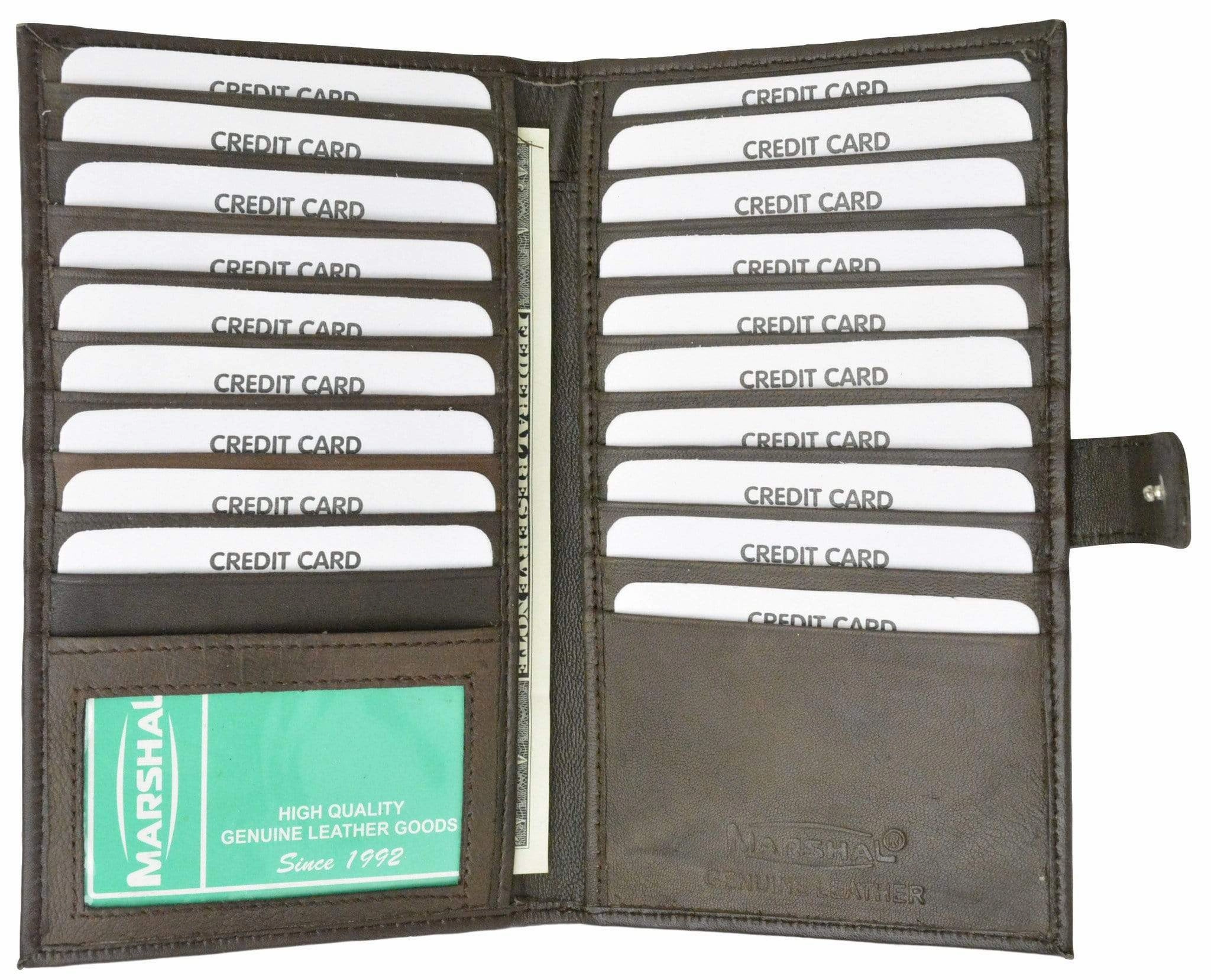 100% Soft Premium Genuine Leather Bi Fold Card Holder P 1629 Surprise Offer Now GiftWorthy Sale
