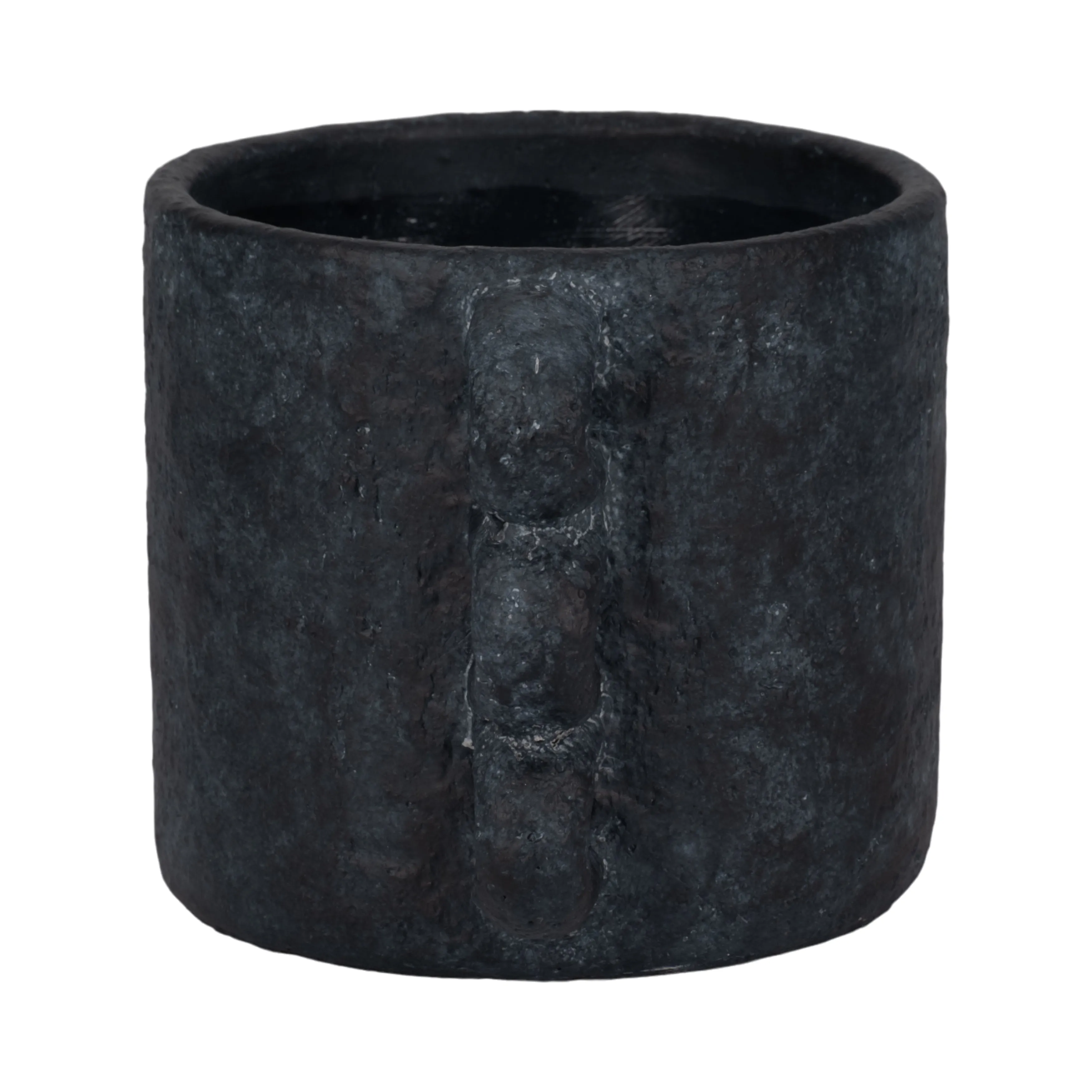 10" Arch Handle Planter, Black