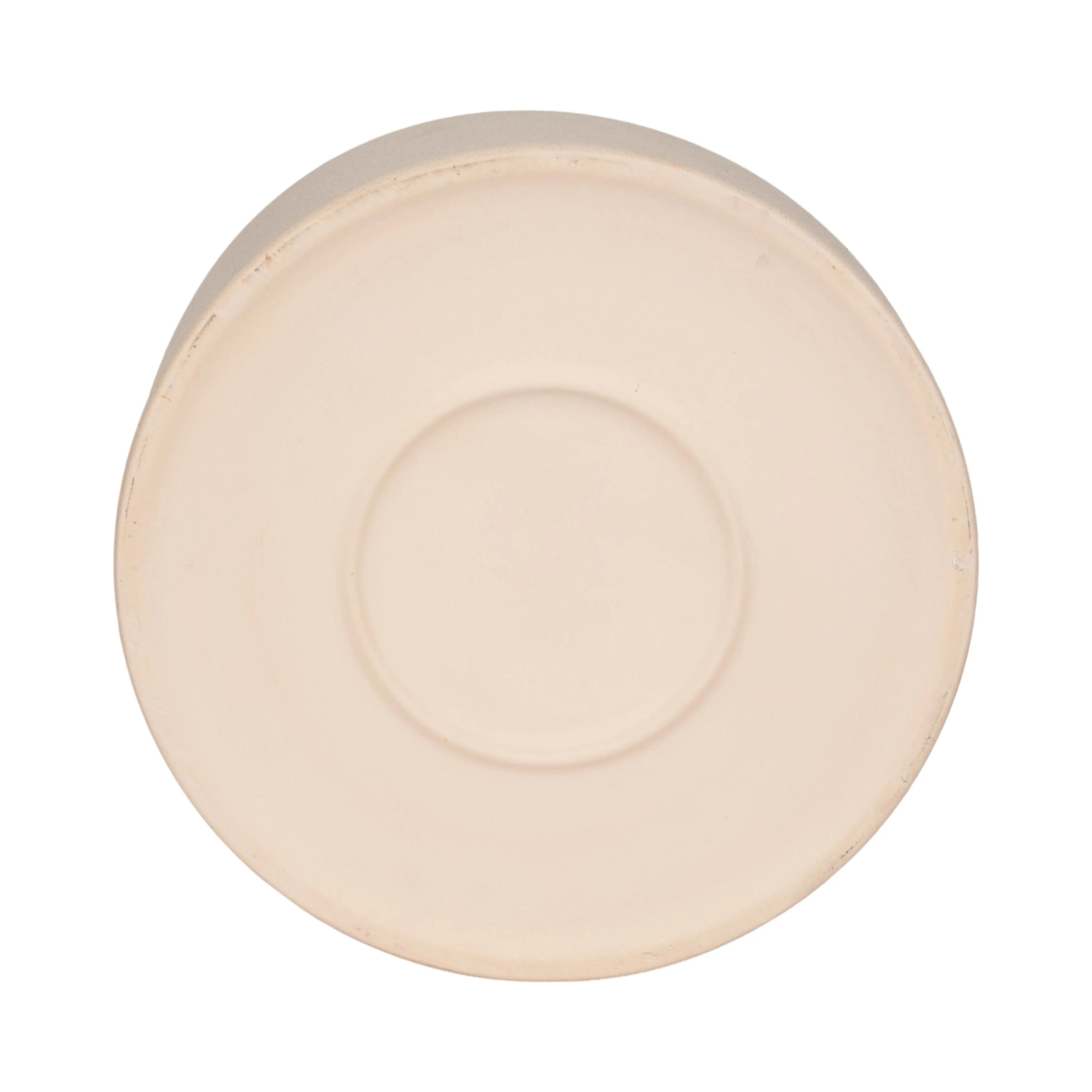 13" Sandy Round Bowl Planter, Ivory