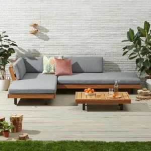 2-Piece Grey Outdoor Seating Set RF-A192
