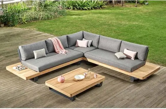 2-Piece Grey Outdoor Seating Set RF-A193