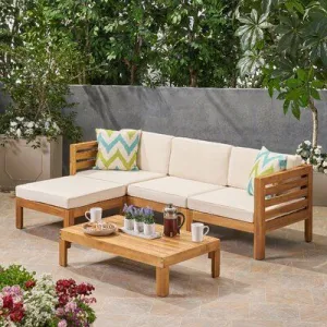 2-Piece White Outdoor Seating Set RF-A198