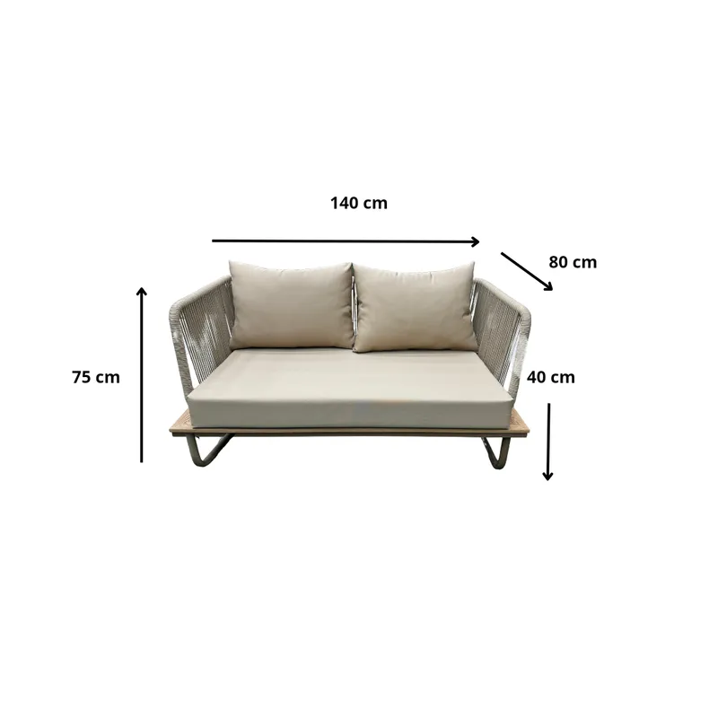 5-piece outdoor seating set