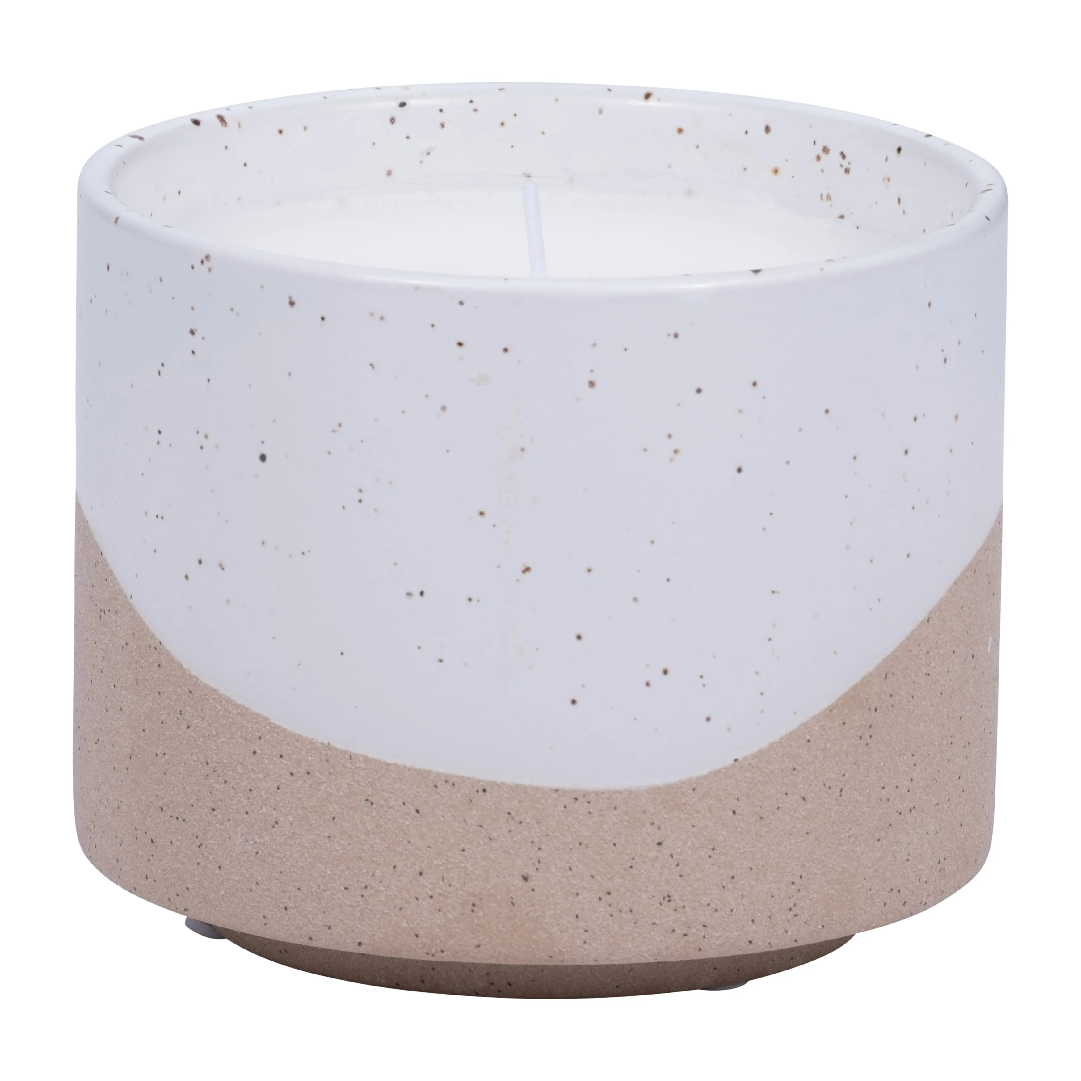 5" 15OZ WAVE CITRO CANDLE, IVORY