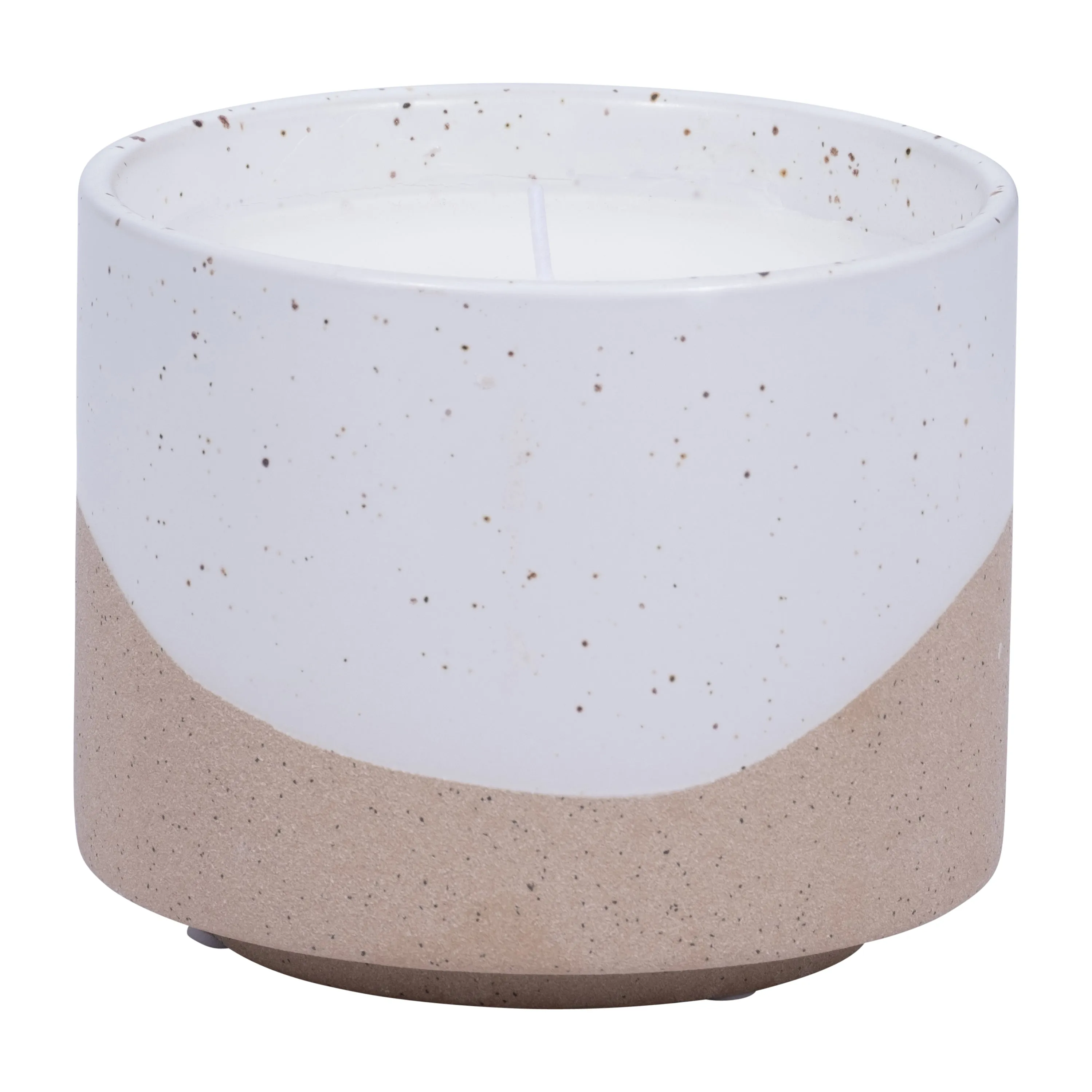 5" 15OZ WAVE CITRO CANDLE, IVORY