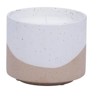 5" 15OZ WAVE CITRO CANDLE, IVORY