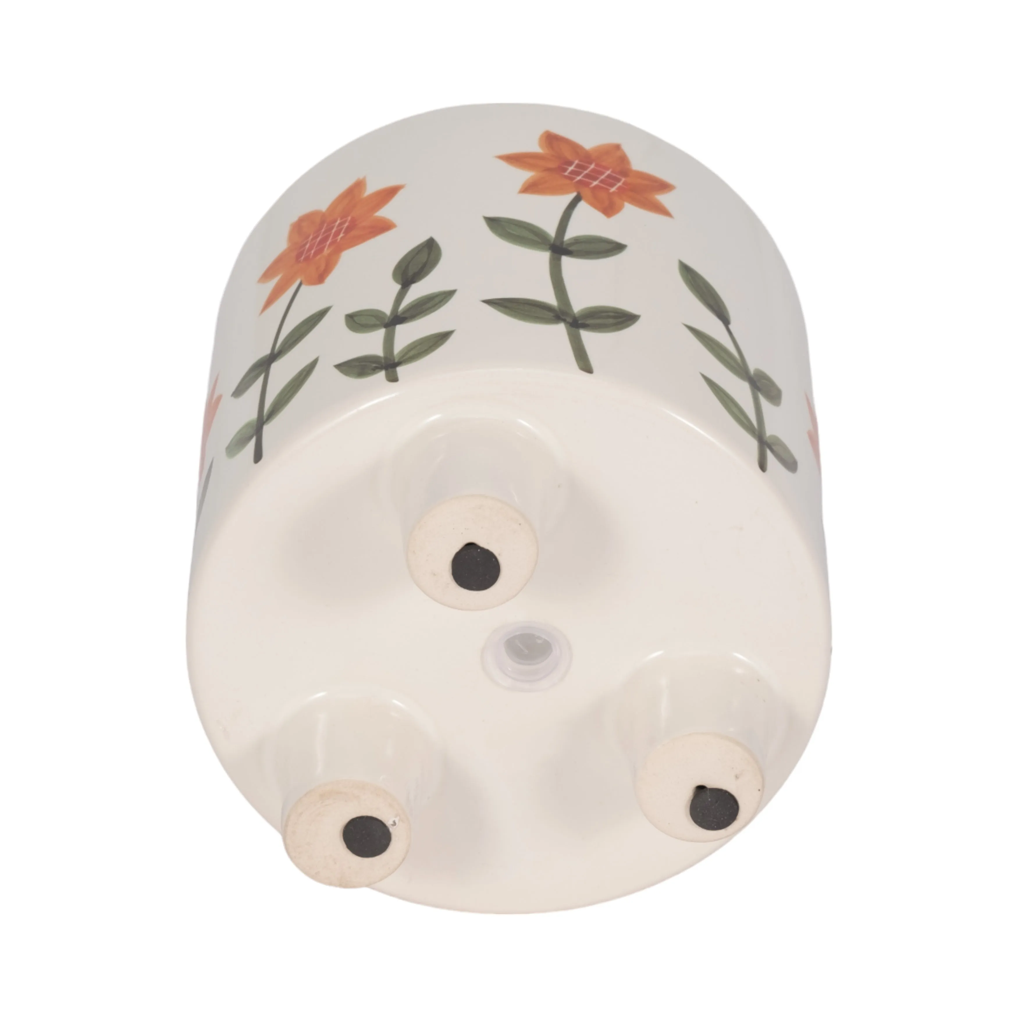 6" Footed Hand Painted Planter, Multi