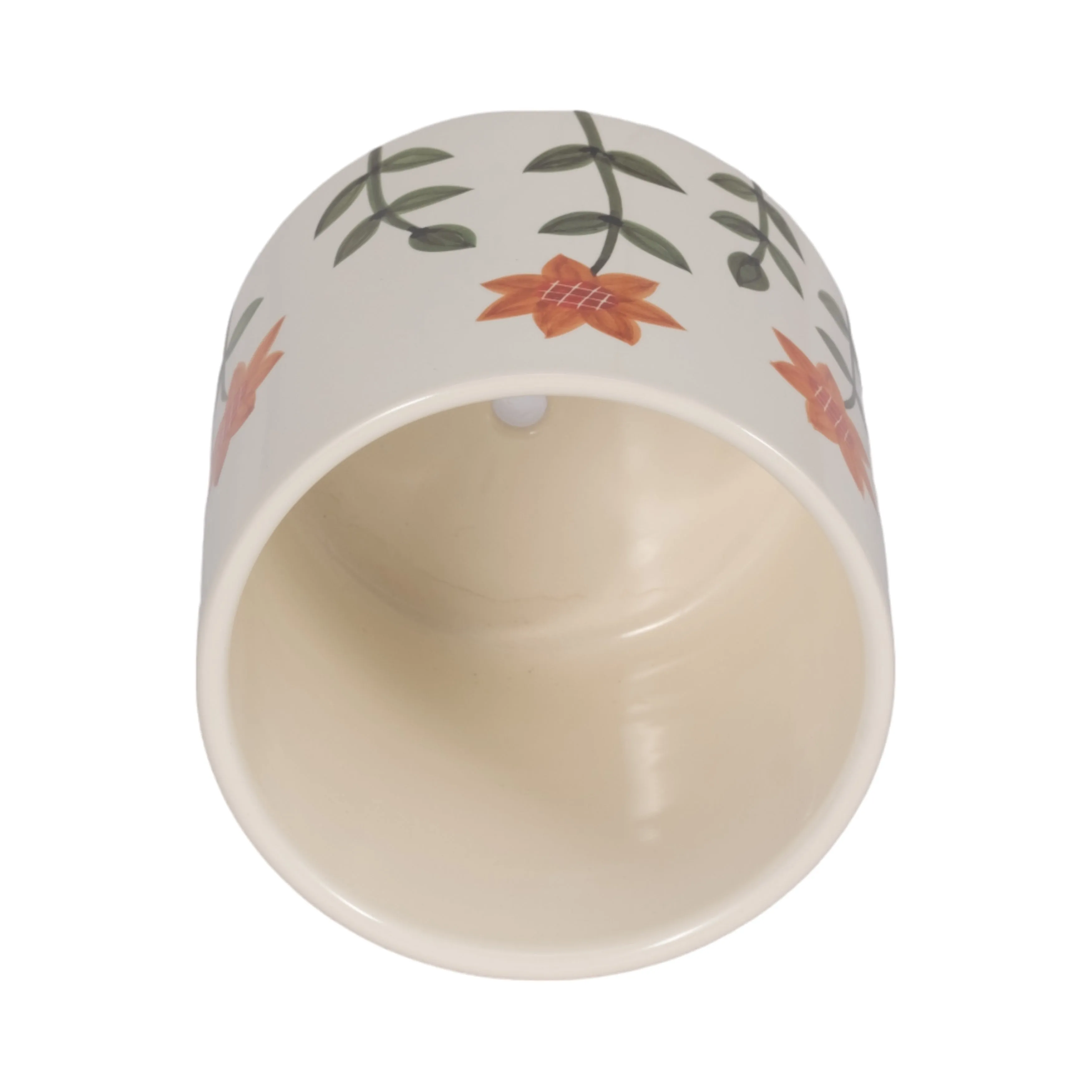 6" Footed Hand Painted Planter, Multi