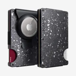 Grab the Deal Now Airtag Money Clip Wallet (Nero/Argento)
