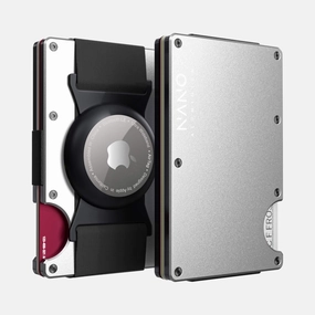 Todays Mega Savings Special Price Offer Airtag Cash Strap Wallet (Ghost Silver)