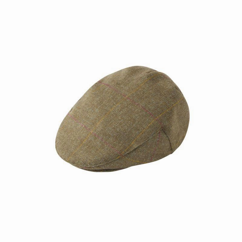 Alan Paine Combrook Mens Tweed Waterproof Flat Cap - Hawthorn Instant Savings Deal