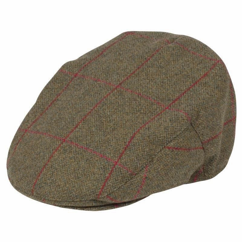 Dont Miss Hot Deals Alan Paine Combrook Mens Tweed Waterproof Flat Cap - Sage