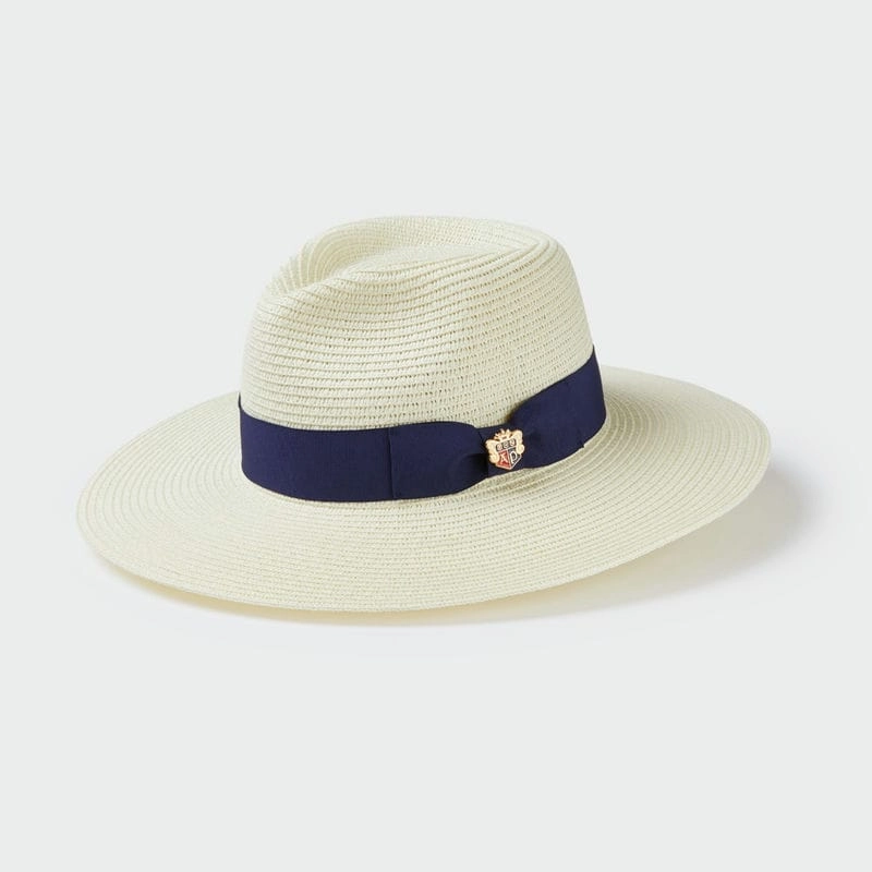 Alan Paine Emelle Ladies Straw Hat - Navy Hot Clearance Now Limited Time Discount