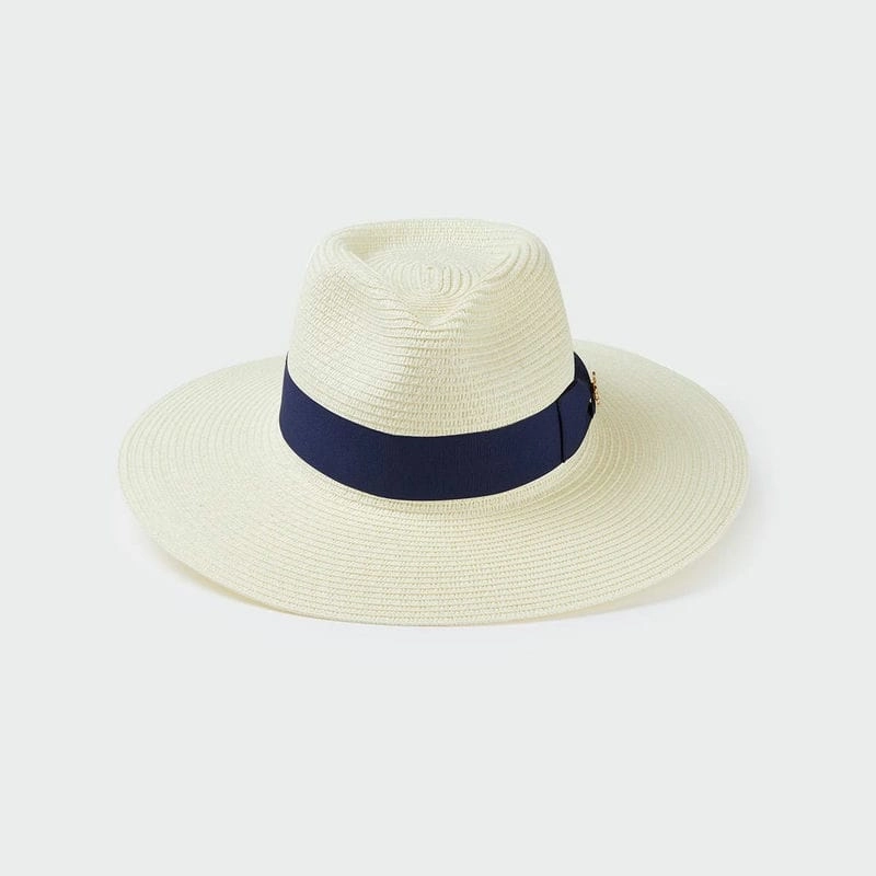 Exclusive Online Discount Exclusive Online Offer Alan Paine Emelle Ladies Straw Hat - Navy