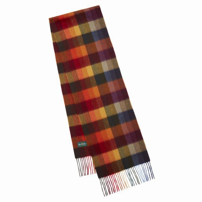 Alan Paine Fritham Lambswool Scarf (30 X 200Cm) - Rust Todays Mega Savings Hot Offer Event