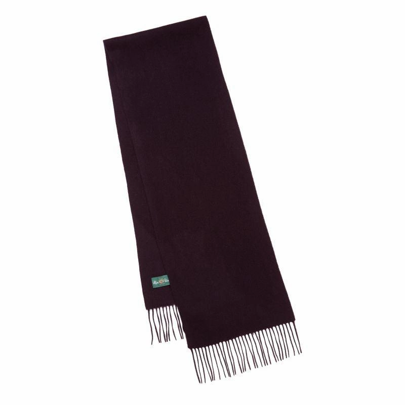 Alan Paine Hedley Lambswool Scarf (30 X 200Cm) - Wine Hot Pick Deal MustHave Items