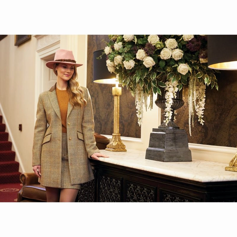 Grab Your Hot Pick Alan Paine Richmond Pheasant Wrap Ladies Felt Hat - Pink