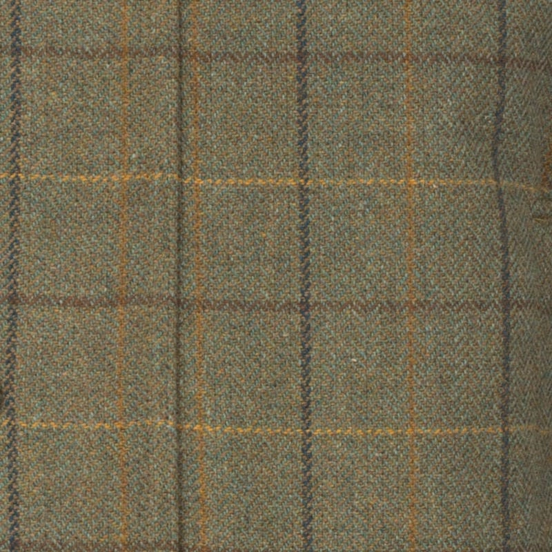 Shop Today Save Alan Paine Rutland Tweed Waterproof Flat Cap - Dark Moss