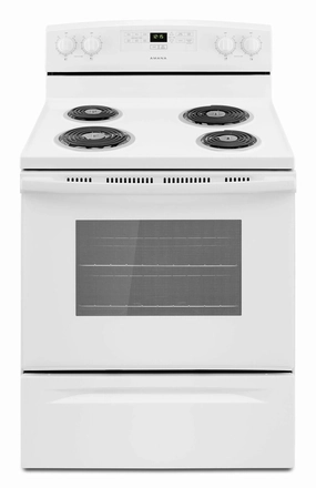 Amana ACR4303MFW 30-Inch Electric Range With Bake Assist Temps - White