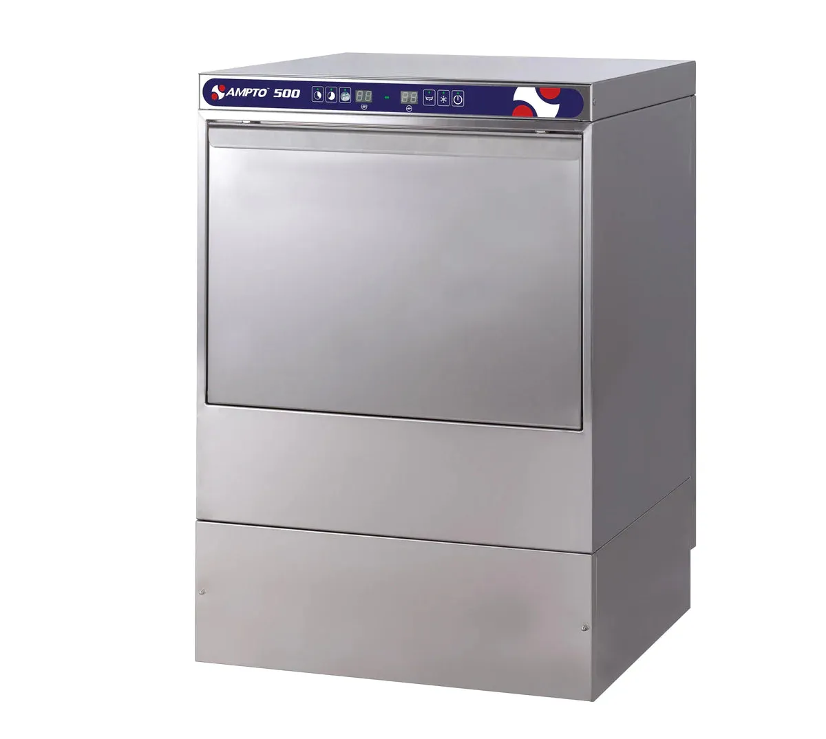 AMPTO Undercounter Dishwasher, door type, front loading, 23-5/8"W, (20/30 or 60) racks/hour capacity, high temp - 500
