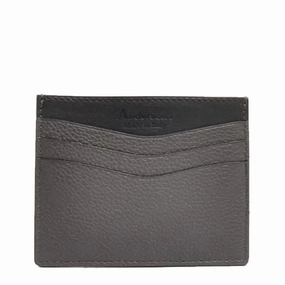 Hot Offer Frenzy Andersons Leather Card Holder Grey