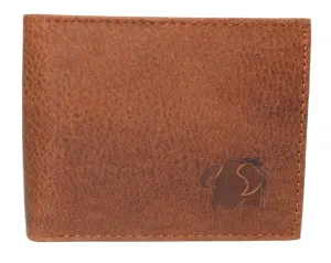 Weekend Specials Aquarius Zodiac Sign Men'S Real Leather Bifold Trifold Rfid Blocking Wallet Water Bearer (Trifold)