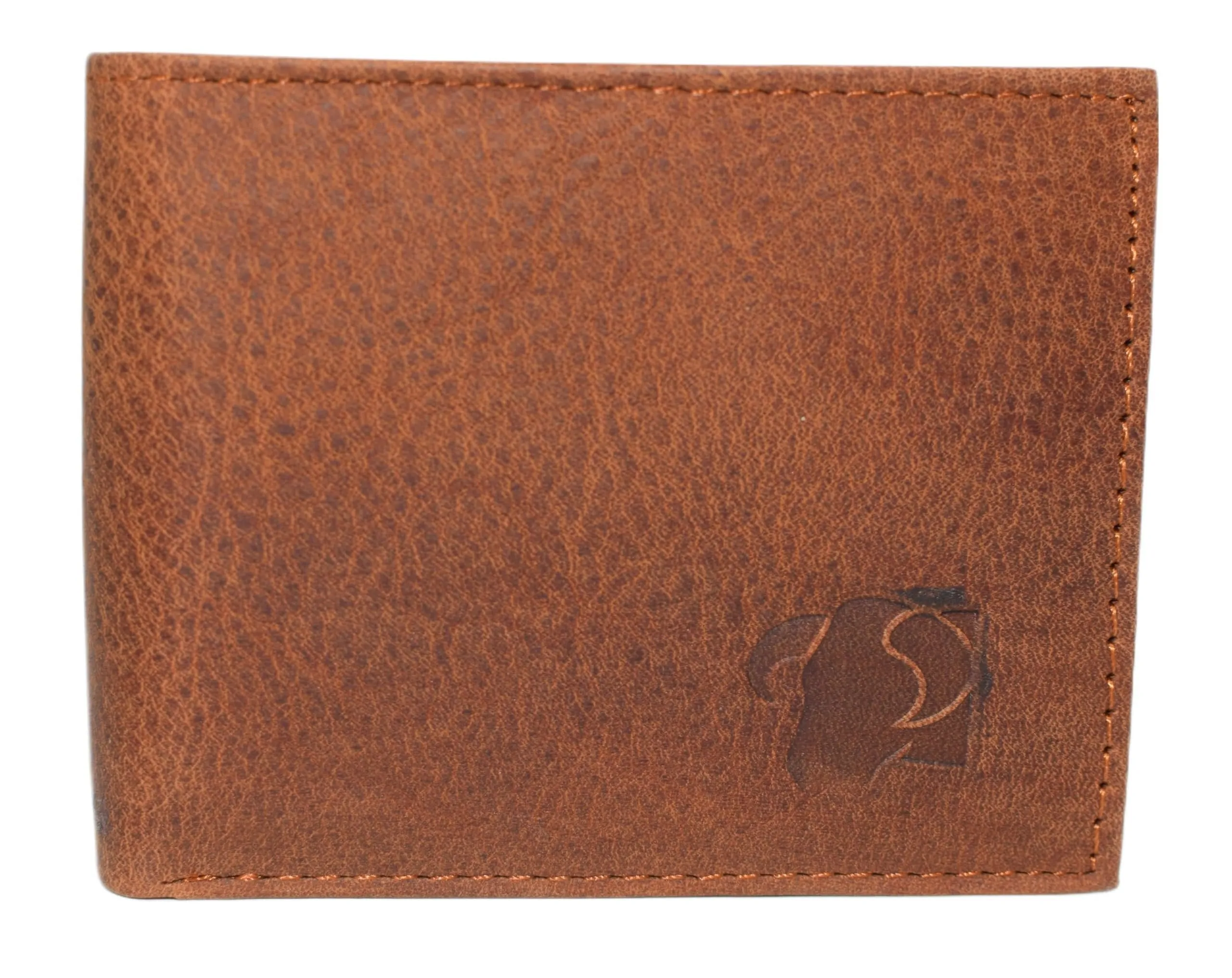 Weekend Specials Aquarius Zodiac Sign Men'S Real Leather Bifold Trifold Rfid Blocking Wallet Water Bearer (Trifold)
