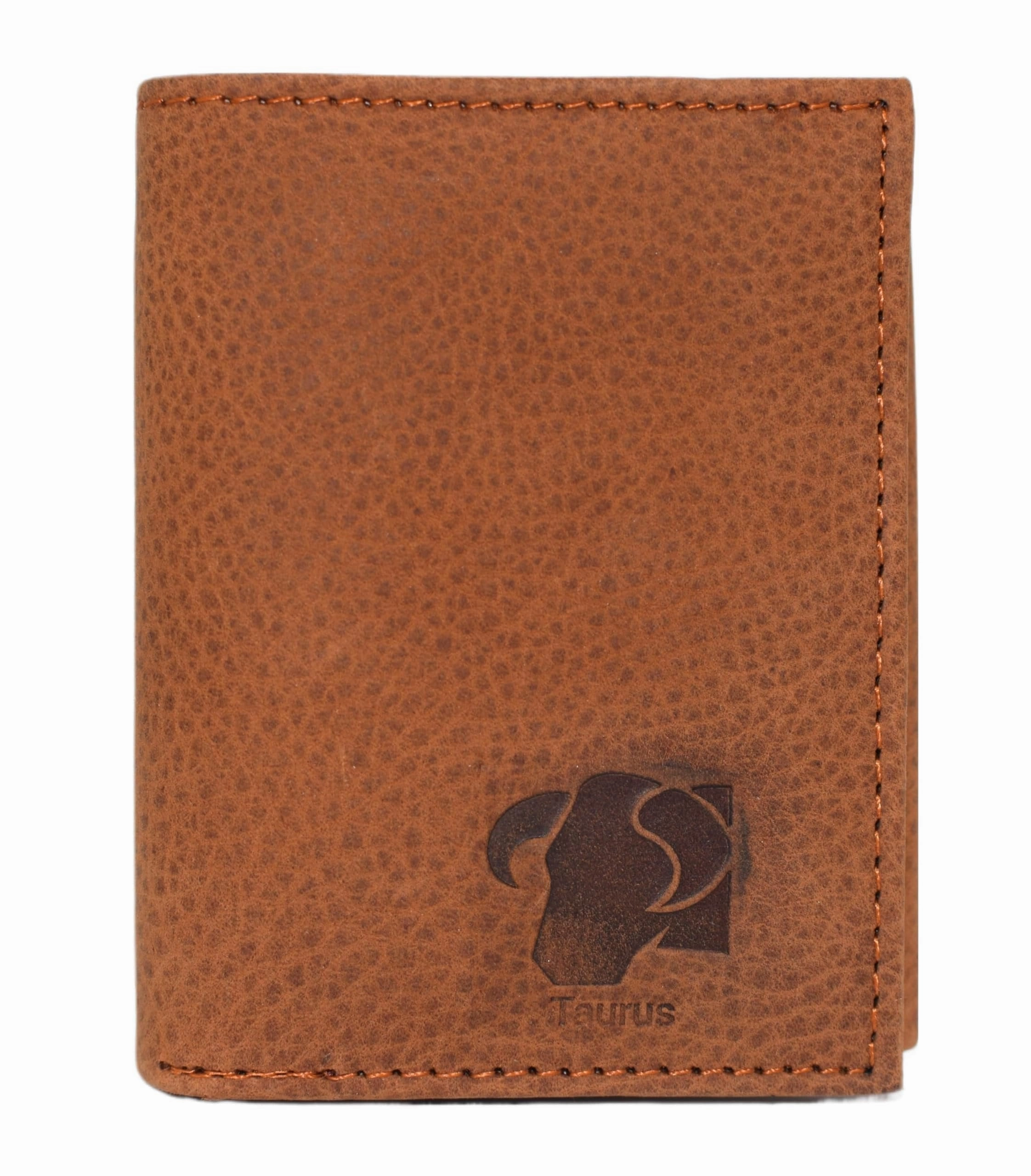 Aquarius Zodiac Sign Men'S Real Leather Bifold Trifold Rfid Blocking Wallet Water Bearer (Trifold) Exclusive Online Offer