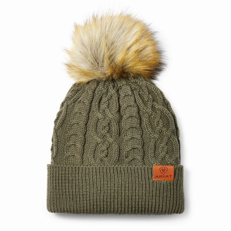 Flash Sale Alert Now Hot Sale Frenzy Ariat Norfolk Ladies Beanie - Earth Heather