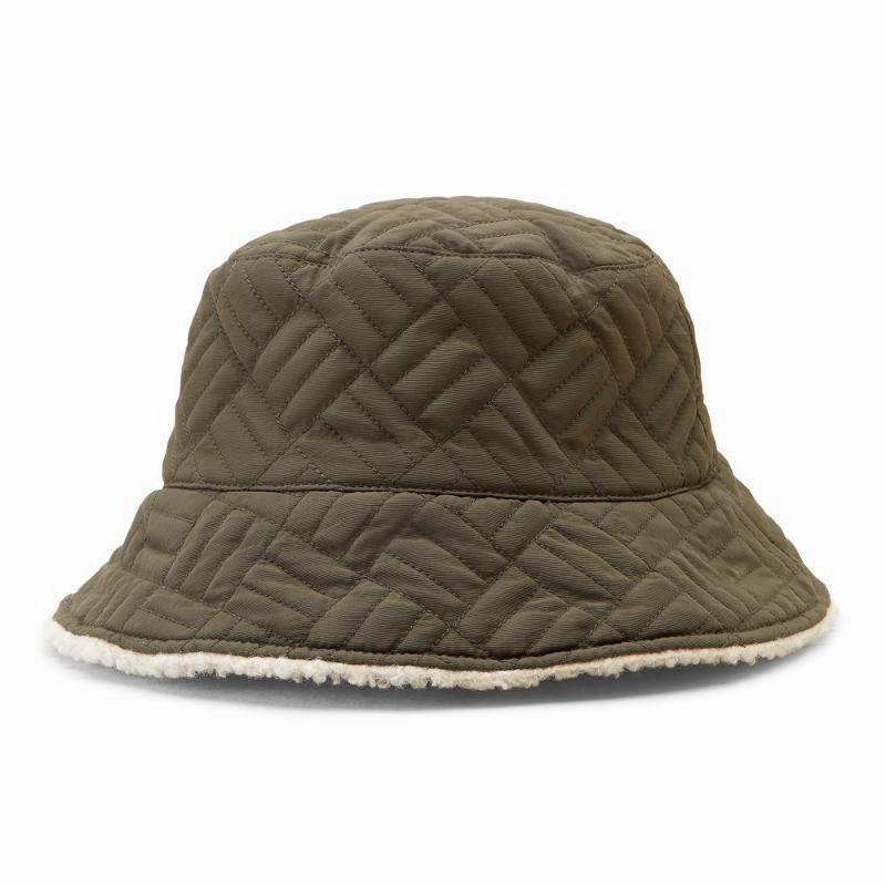Mega Savings Now Ariat Reversible Quilted Bucket Hat - Olive Green/Tan