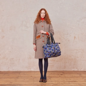 Axis Tote Bag - Electric Flora Cobalt Grab Todays Deal