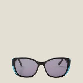 Biggest Savings Now Azalea Sunglasses -  Turquoise & Puzzle Flower Teal
