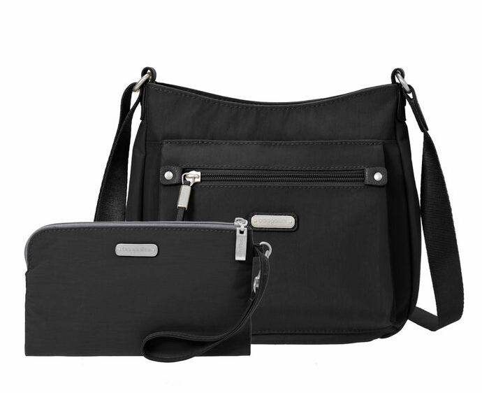 Flash Deal Alert Limited Stock Deals Baggallini Uptown Bagg With Rfid Phone Wristlet