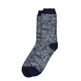 Hot Pick Deal Barbour Bedrock Boot Sock Navy Mix