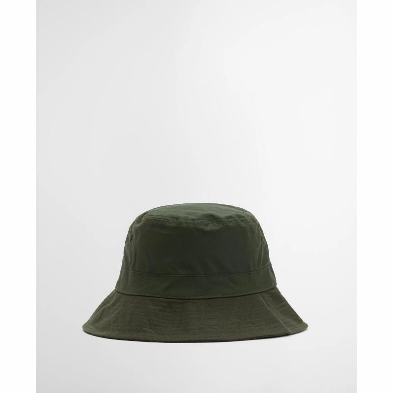 Save More Now Barbour Brackley Wax Ladies Bucket Hat - Fern/Beech