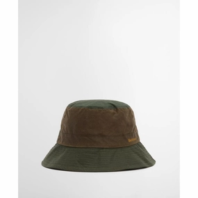 Barbour Brackley Wax Ladies Bucket Hat - Fern/Beech Shop the Savings Surprise Offer Now