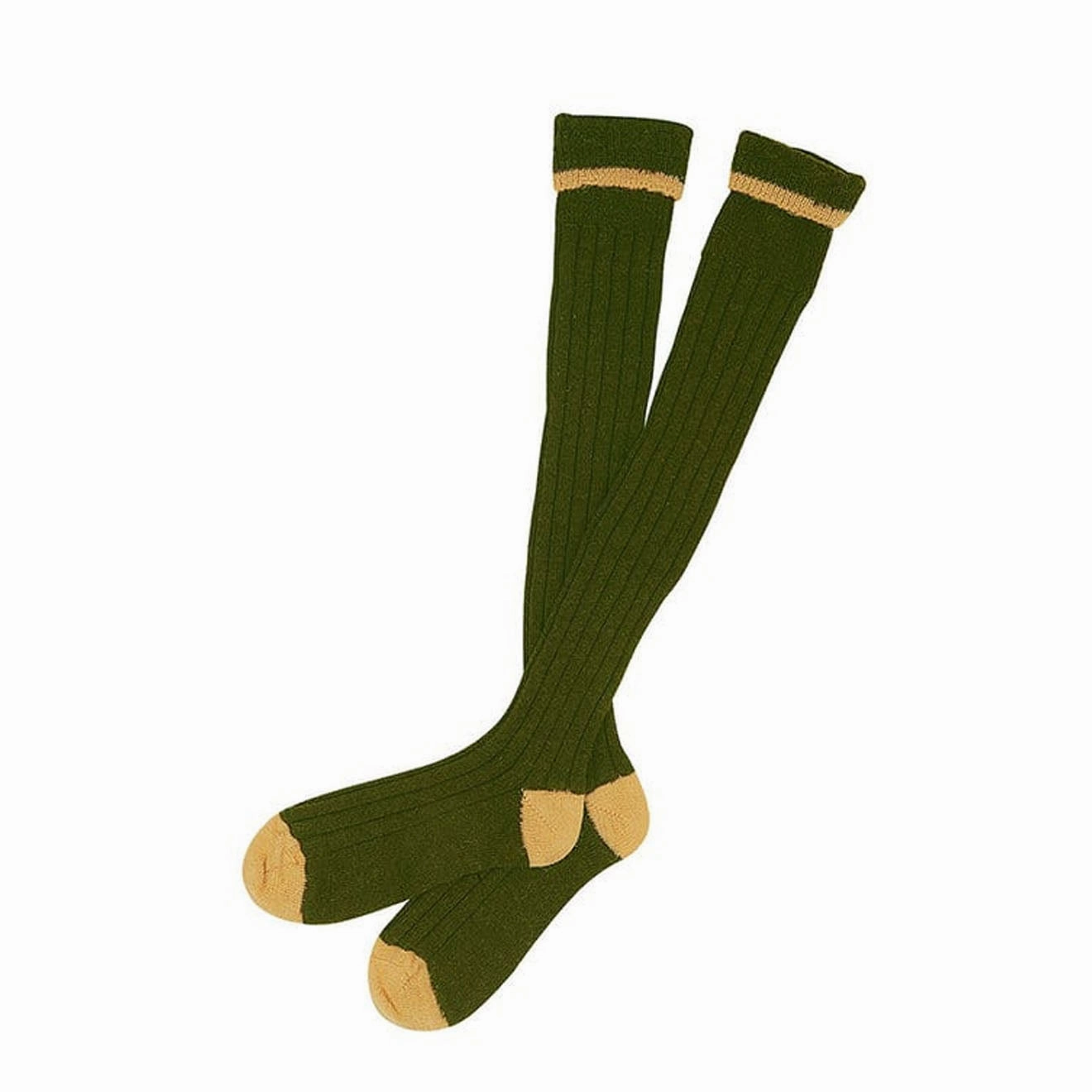 Big Sale Today Barbour Contrast Gun Sock Olive / Gold