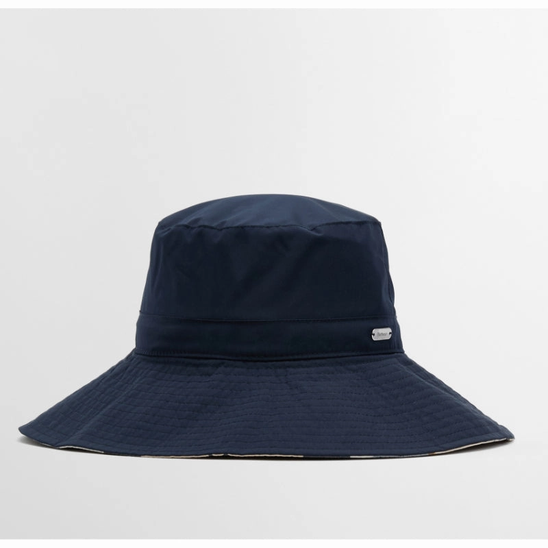 Barbour Darla Ladies Showerproof Bucket Hat - Navy/Safari Big Savings Today Gift Sale Event