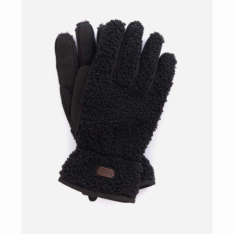 Flash Deal Today Dont Wait Save Barbour Eskdale Fleece Mens Gloves - Black