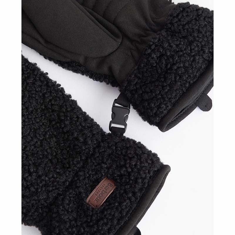 Barbour Eskdale Fleece Mens Gloves - Black Dont Miss Out