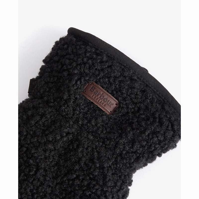 Flash Deal Alert Mega Discount Event Barbour Eskdale Fleece Mens Gloves - Black