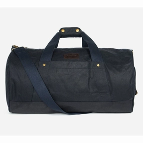 Grab the Deal Now Barbour Explorer Wax Duffle Bag  - Navy