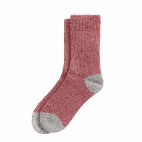 Gift Ideas Galore Barbour Ladies Houghton Socks Pink / Light Grey