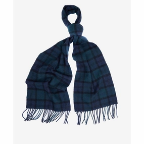 Barbour Tartan Lambswool Scarf - Black Watch Best Price Online GiftWorthy Sale