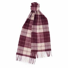 Barbour Tartan Scarf Cabernet Exclusive Hot Pick