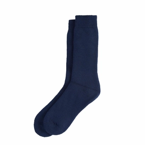 EndofWeek Deals Barbour Wellington Calf Socks Navy